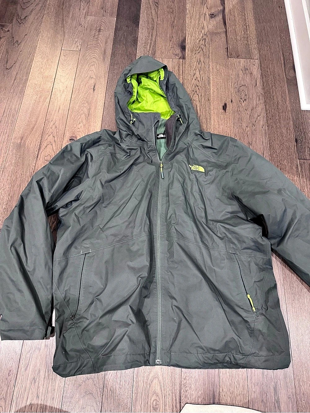The North Face Men's Hooded Performance Coat with fleece liner